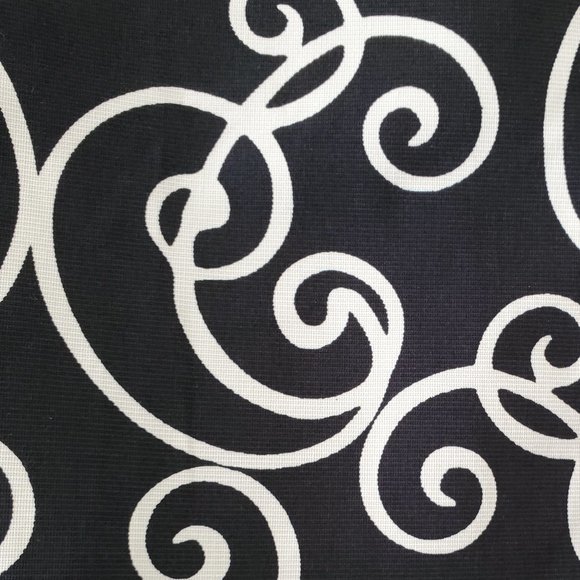 Ann Taylor Scrolling Swirls Short A-line Skirt | NWT | 0P | Black White - Picture 15 of 15